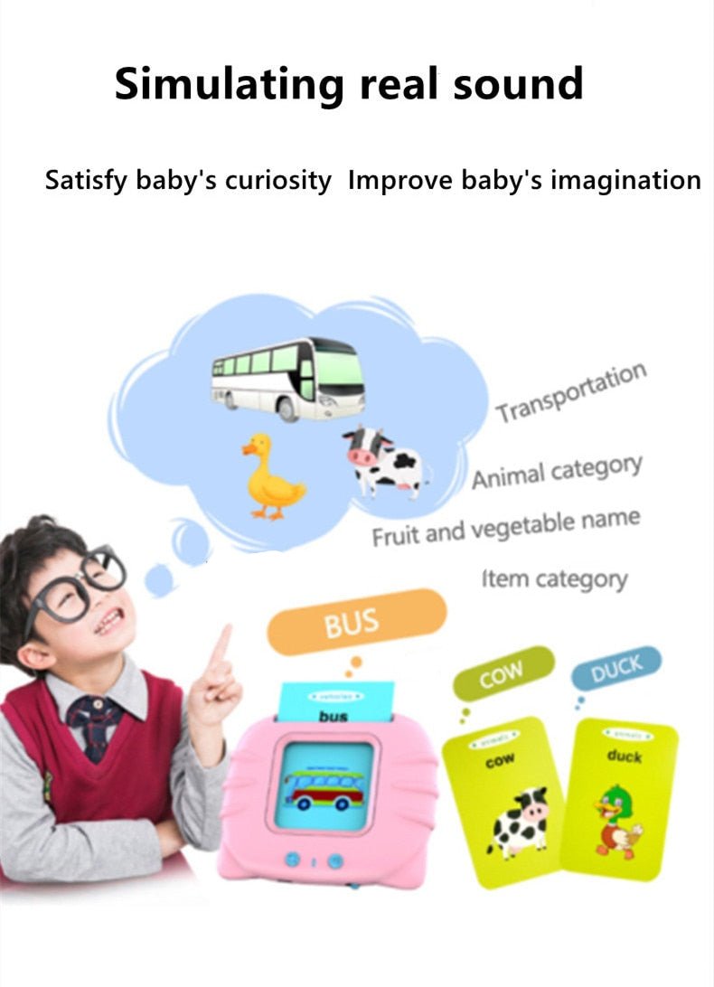 SMARTCARD™ | LECTEUR DE CARTES ÉDUCATIVES D’APPRENTISSAGE DE L’ANGLAIS Youpy Kids